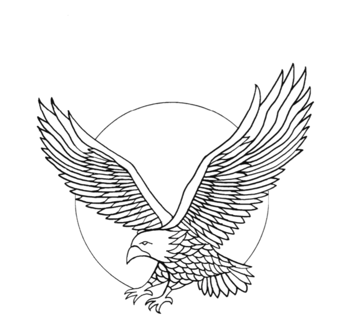 Chip Carving Patter Eagle