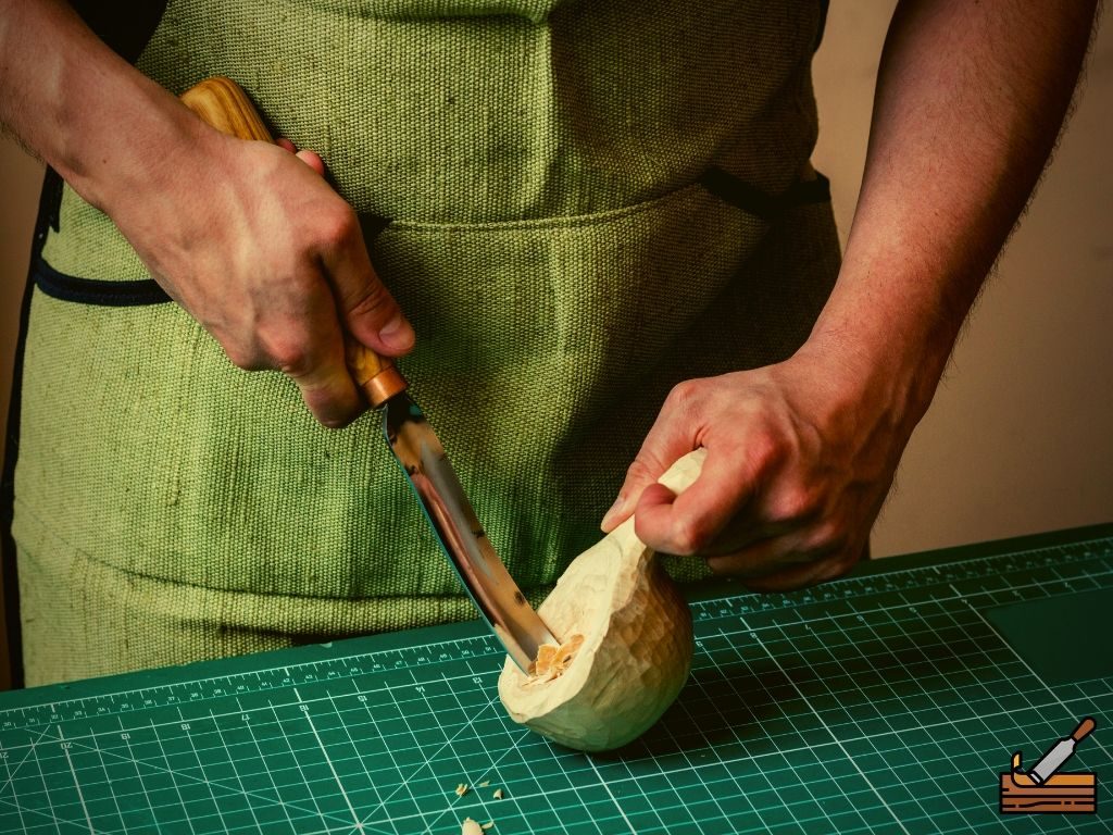 Wood carving tools for bowl, spoon carving