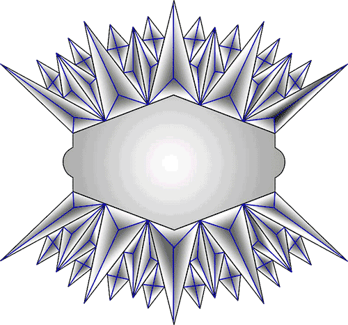 Rosette Chip Carving Pattern 69 #Middle Beginner Carver