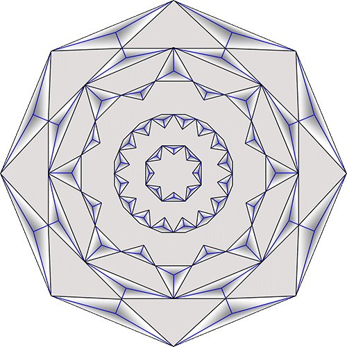 Rosette Chip Carving Pattern 78 #Middle Beginner Carver