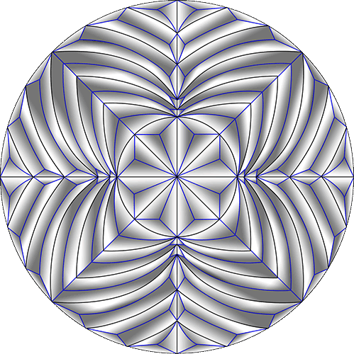 Rosette Chip Carving Pattern 62 #Middle Beginner Carver