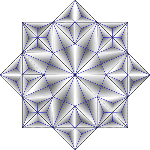 Rosette Chip Carving Pattern 44 #Middle Beginner