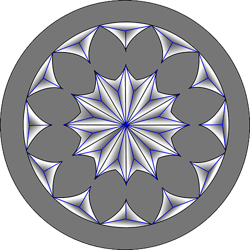 Rosette Chip Carving Pattern 36 #Advanced Beginner Carver