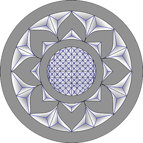 Rosette Chip Carving Pattern 34 #Advanced Beginner Carver