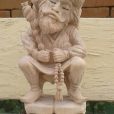 Chess king wood carving