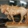 wood horse carving project