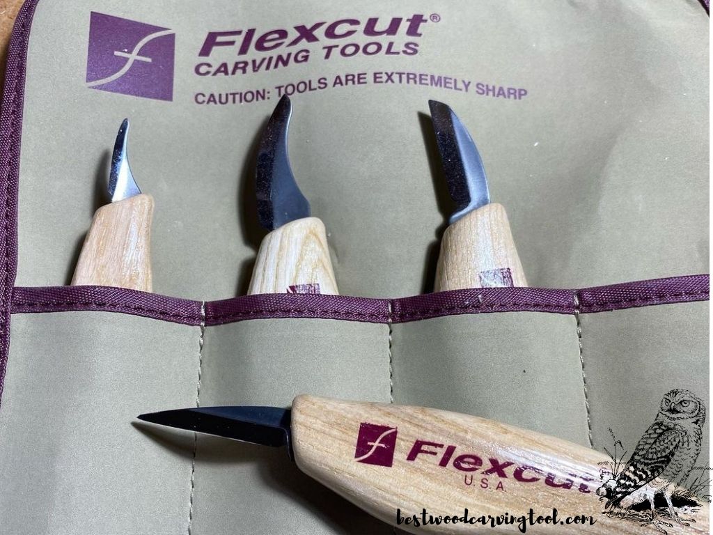 Flexcut Knife Roll, with Four Pockets, 3.4 Oz (KN00)