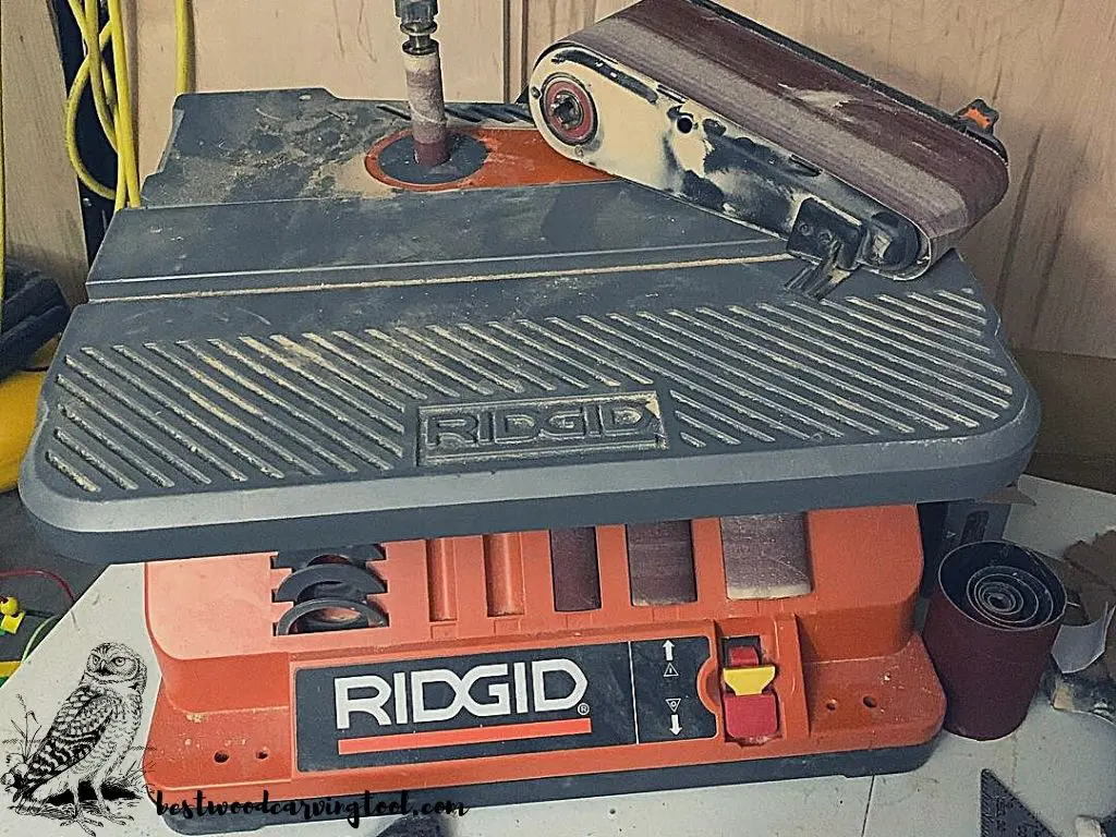 Ridgid EB4424 Sander, Oscillating/Edge Belt