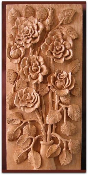 Rzeźba reliefowa kwiaty
Author - <a href="https://vk.com/rezba_nsk" rel="nofollow">Wood Sculptor</a>