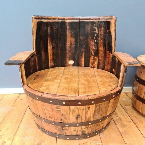 wooden barrel chair
Author - <a href="https://www.instagram.com/woodworking.project.diy/" rel="nofollow">Woodworking Project Diy</a>